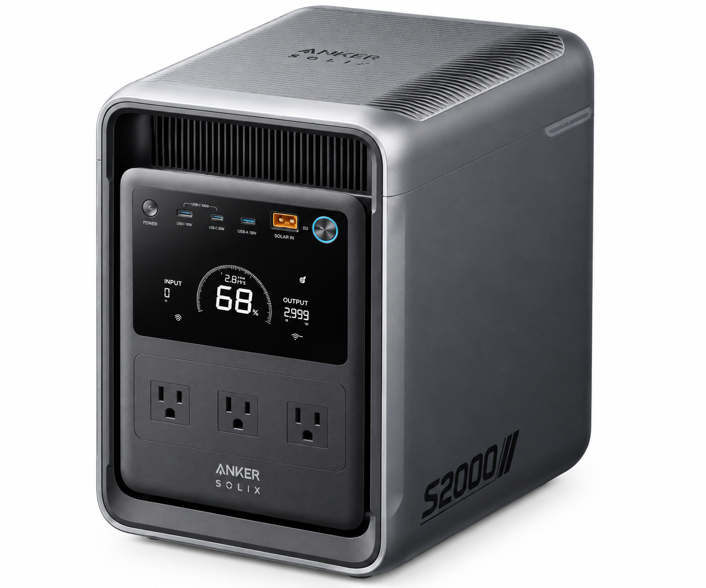 Anker SOLIX S2000 portable power station for home backup