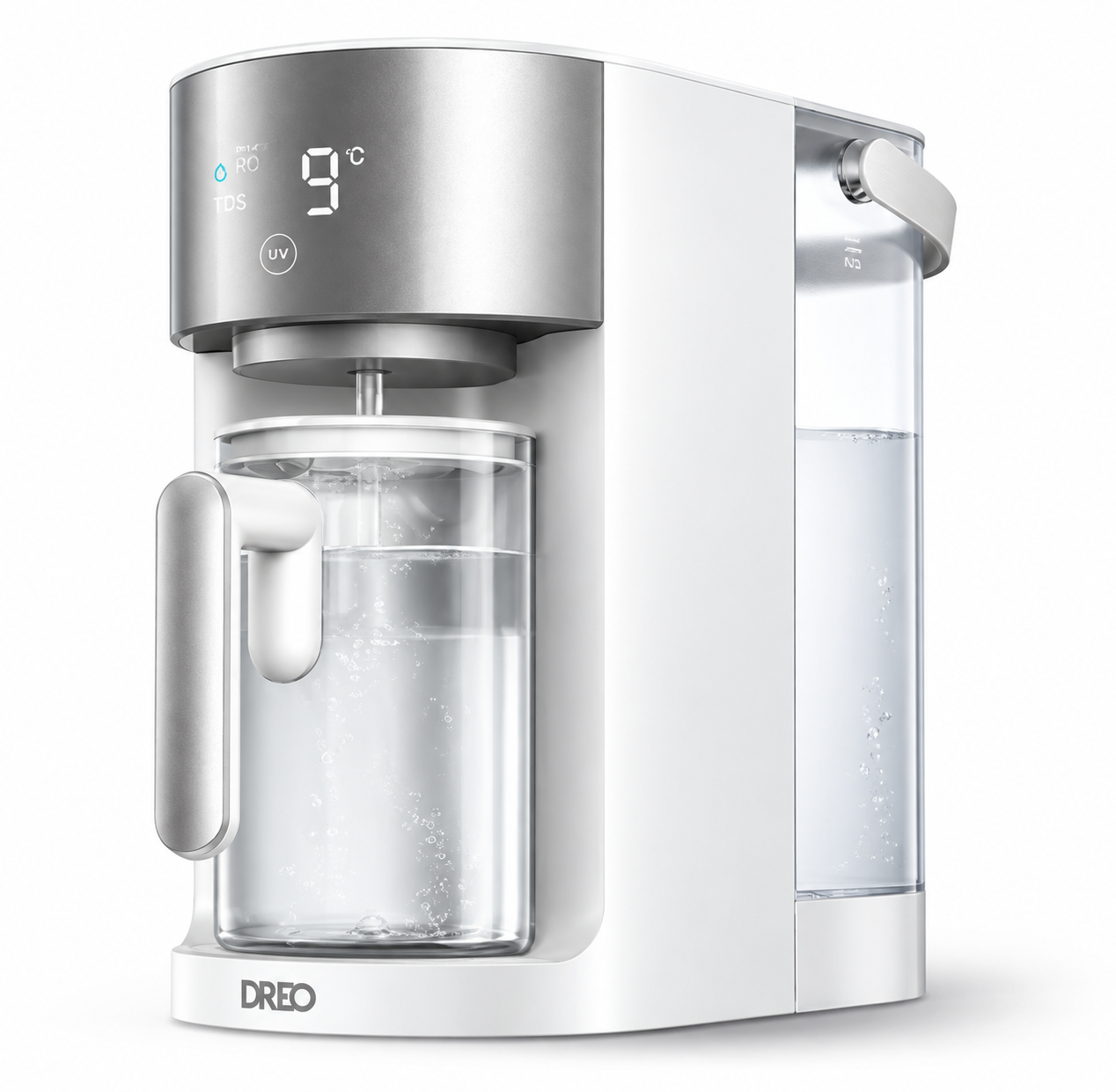 DREO countertop reverse osmosis water filter with autofill pitcher